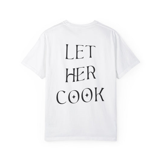 LEGACY TEES - LET HER COOK (Black Text)