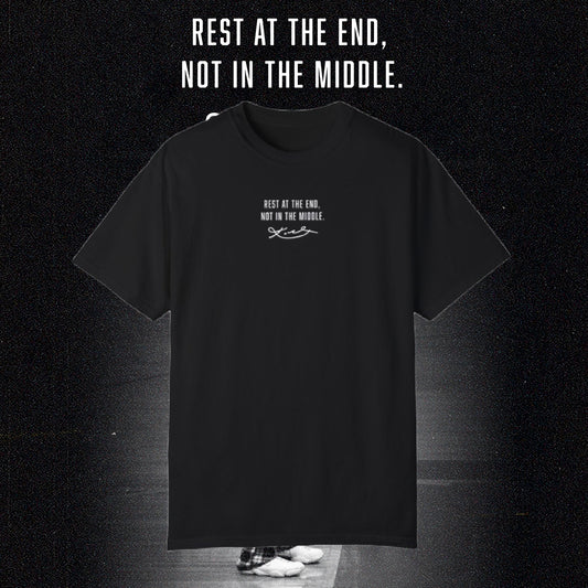 AT THE END - STATEMENT TEE